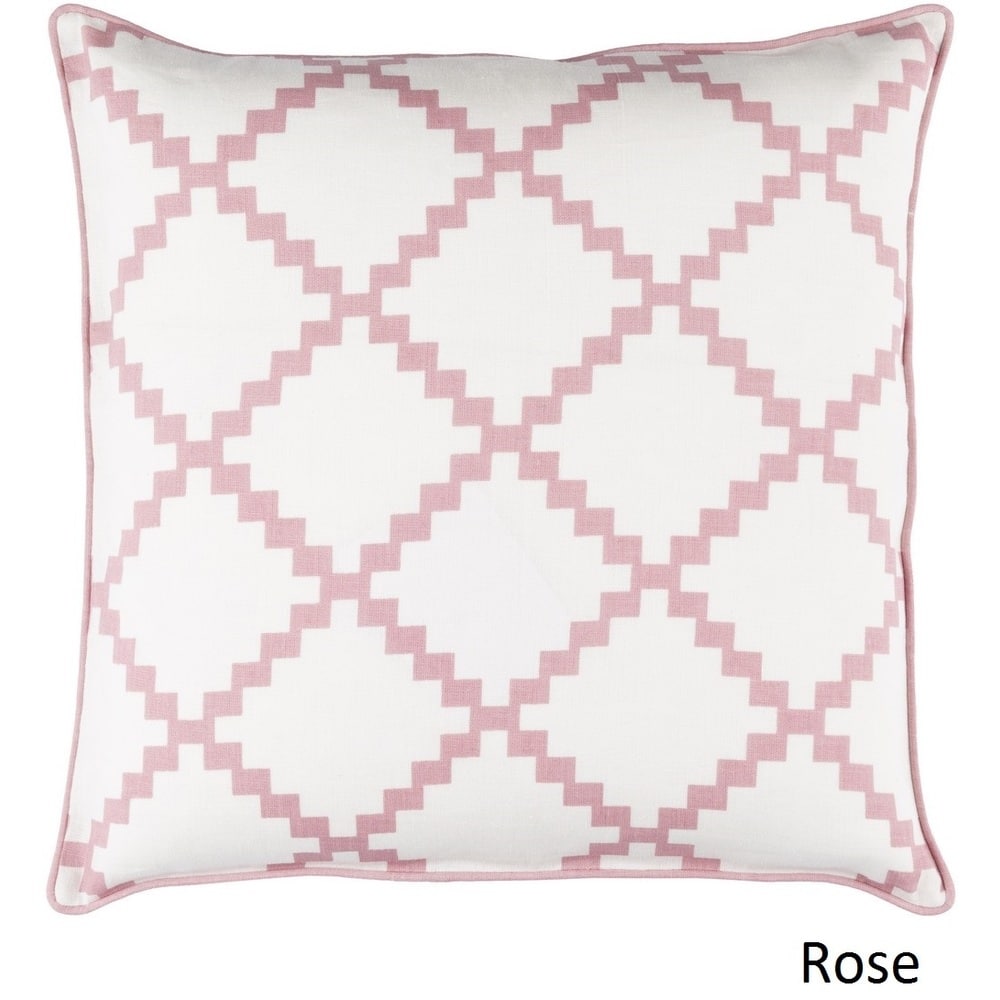 Decorative Gish 20-inch Poly or Feather Down Filled Pillow