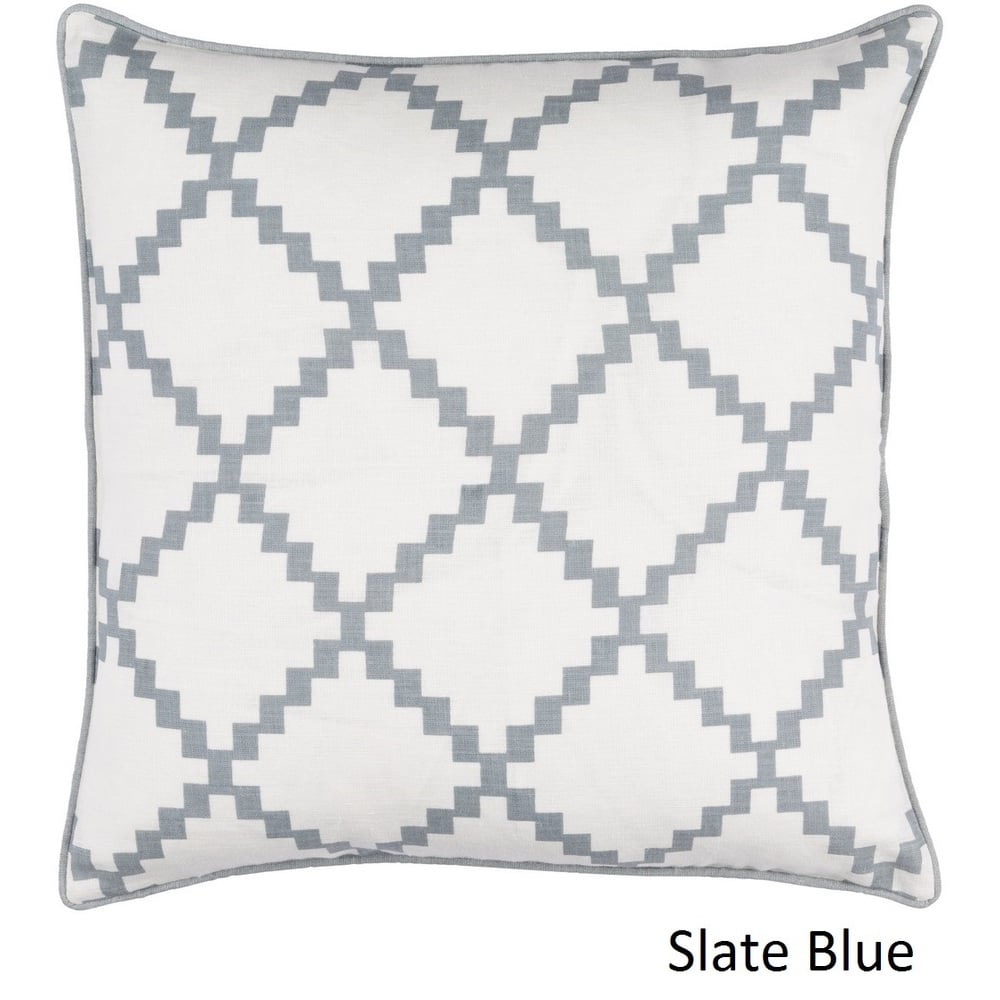 Decorative Gish 20-inch Poly or Feather Down Filled Pillow