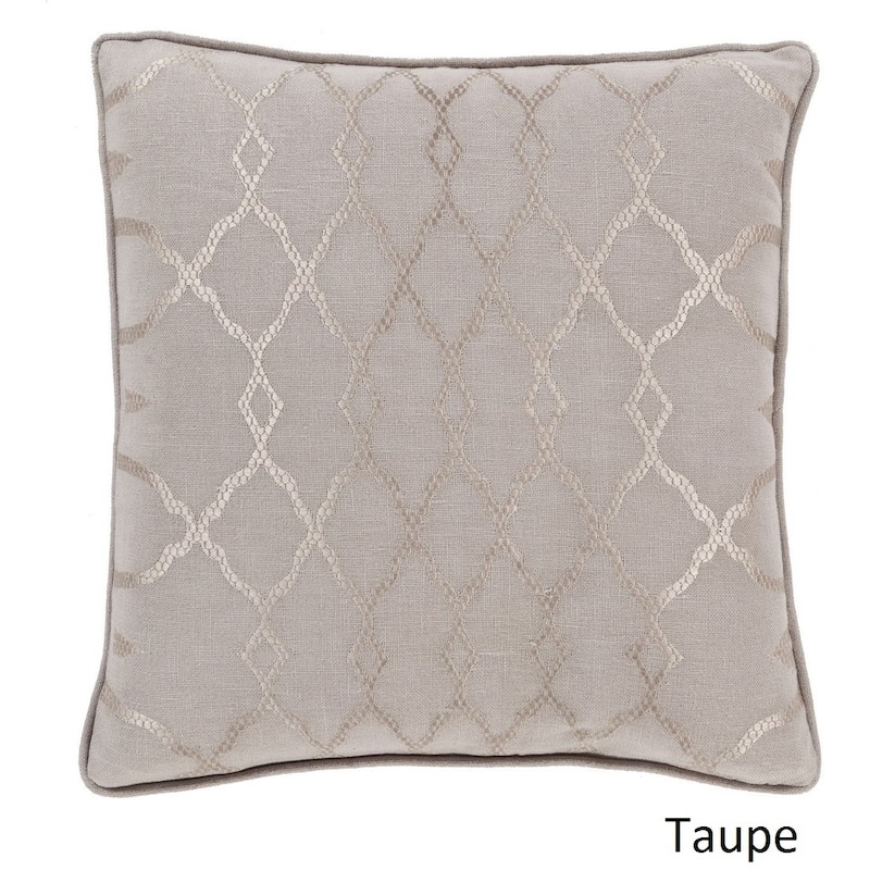 Decorative Fong 20-inch Poly or Feather Down Filled Pillow