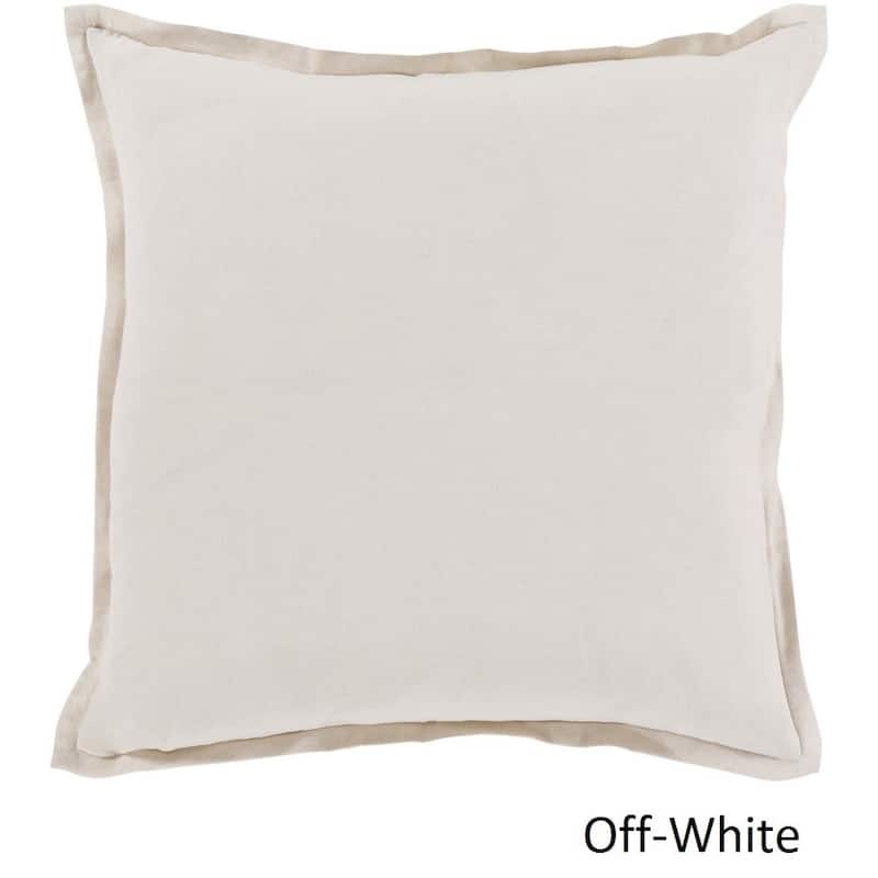 Artistic Weavers Decorative Iraq 18-inch Poly or Feather Down Filled Pillow - Down - Off-white
