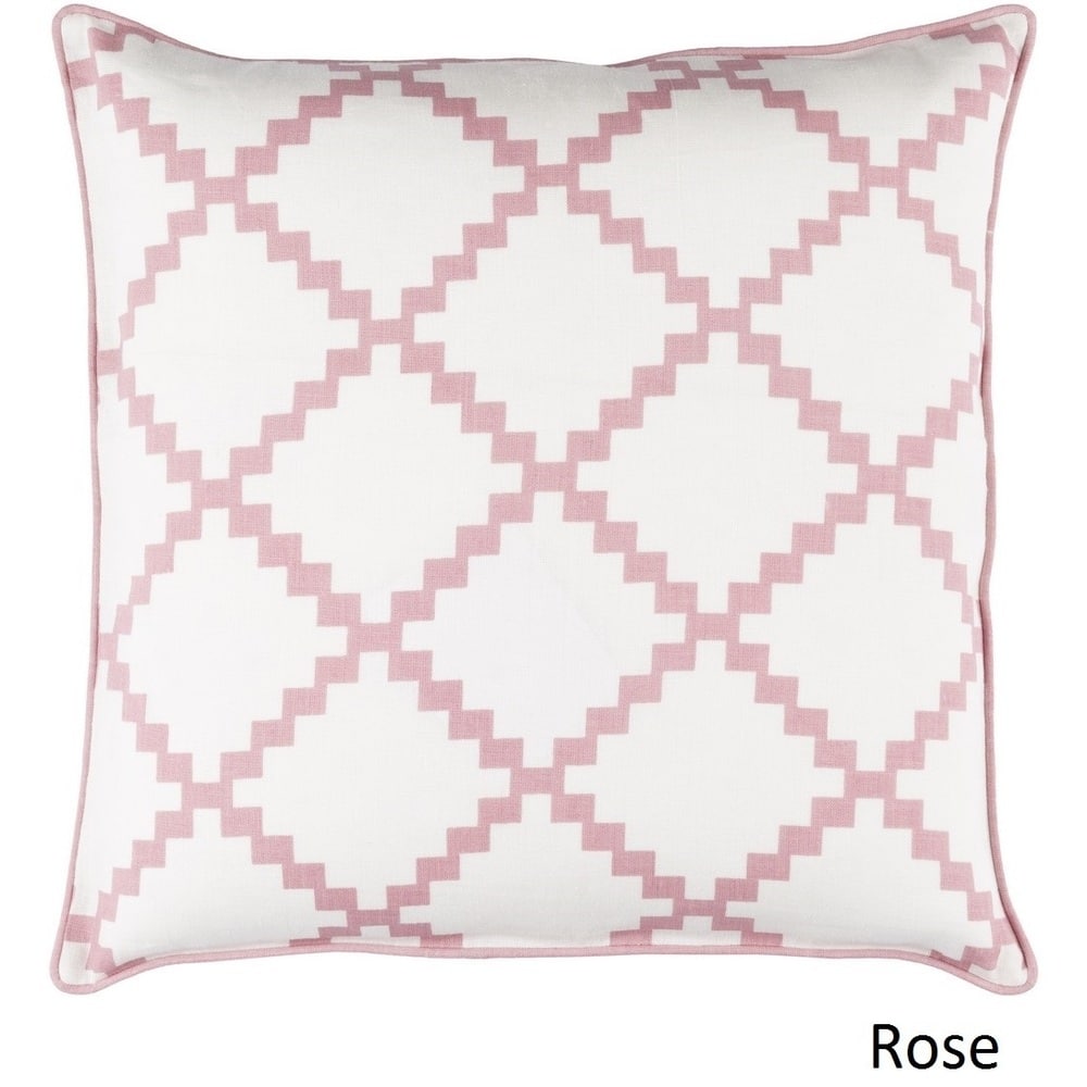 Decorative Gish 18-inch Poly or Feather Down Filled Pillow