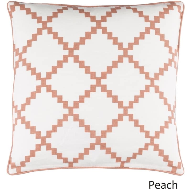 Decorative Gish 18-inch Poly or Feather Down Filled Pillow