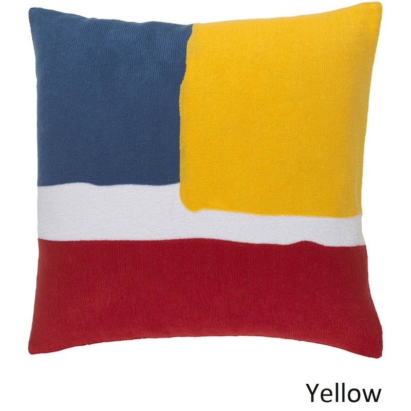 Livabliss Decorative Minh 22-inch Poly or Feather Down Filled Pillow
