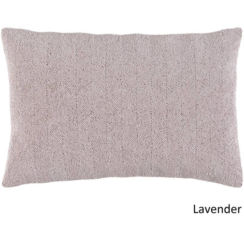Decorative Nema Poly or Feather Down Filled Pillow (13 x 20) - Purple - Down