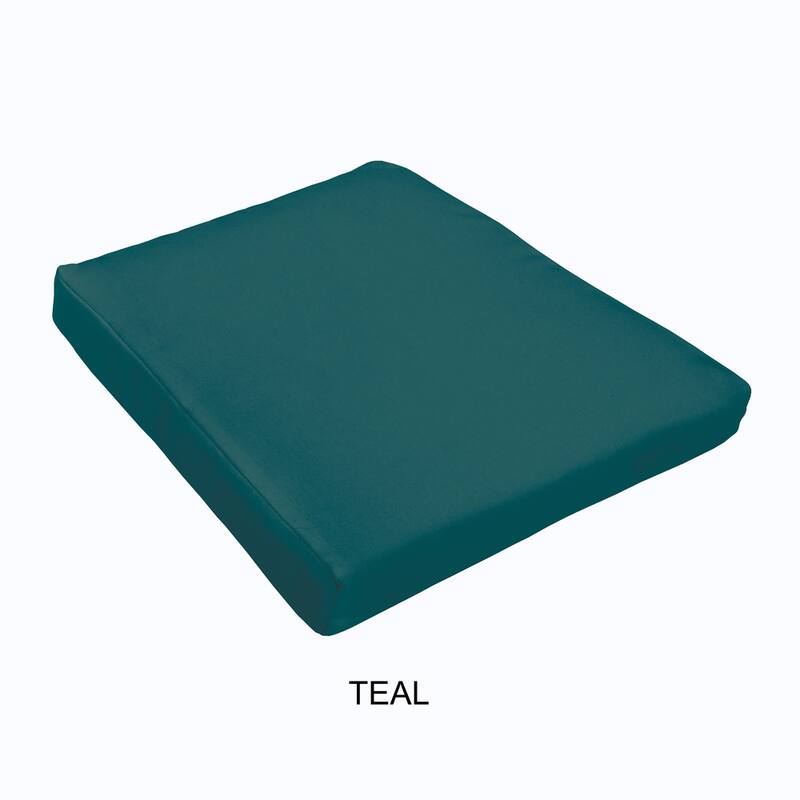 Sorra Home Sloane Marine Outdoor Tapered Chair Cushion (Set of 2)