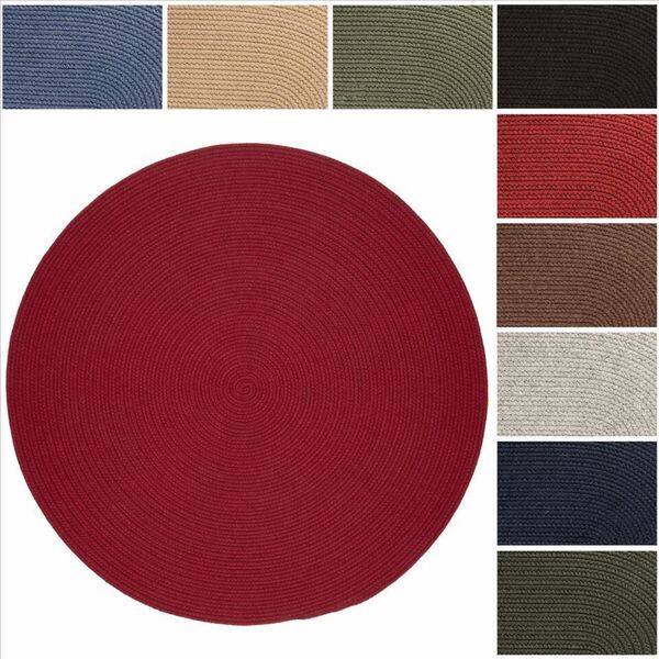 Rhody Rug Woolux Wool Braided 6 Round On
