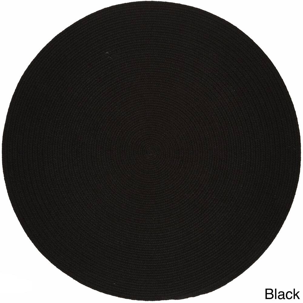 Rhody Rug Madeira Indoor/ Outdoor Braided Rounded Area Rug