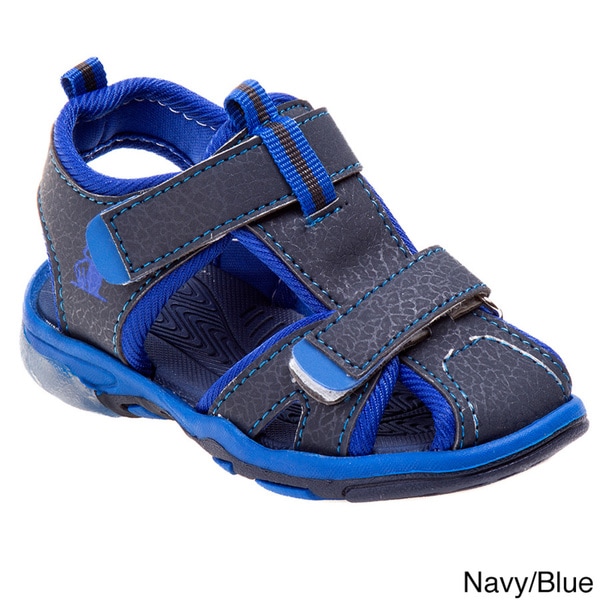 Rugged Bear Boys Sport Sandals 1 Youth Black//Blue