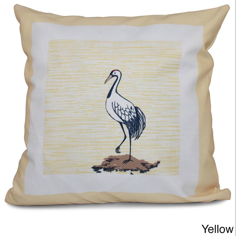 Sandbar Animal Print 26-inch Throw Pillow - Yellow