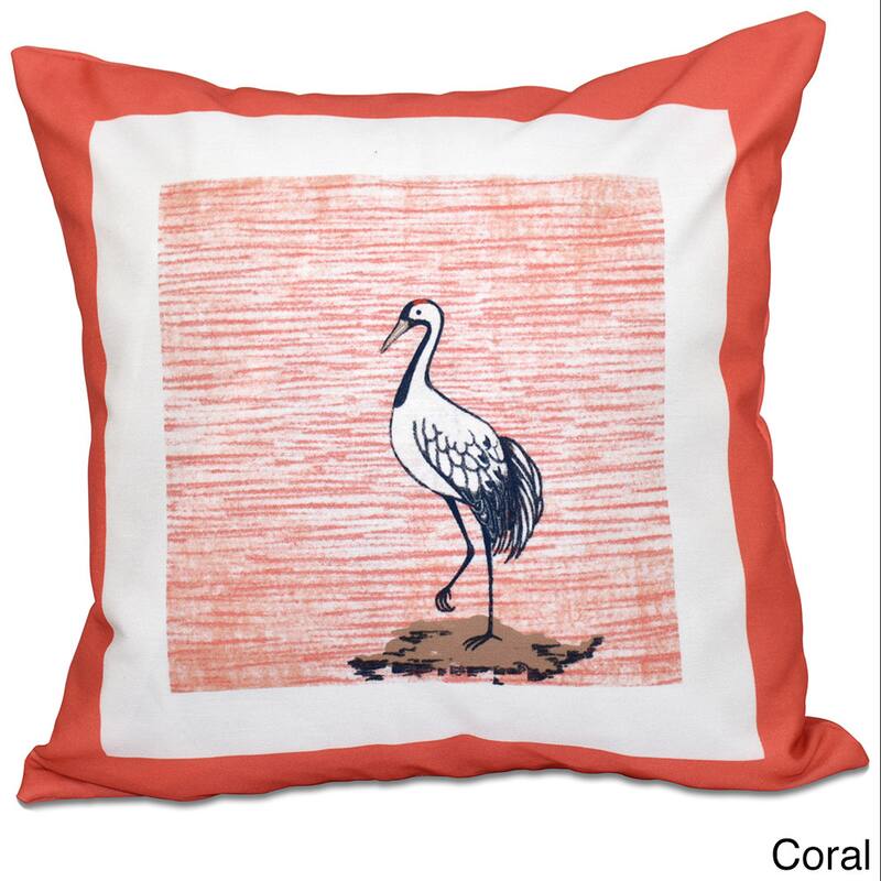Sandbar Animal Print 26-inch Throw Pillow - Orange