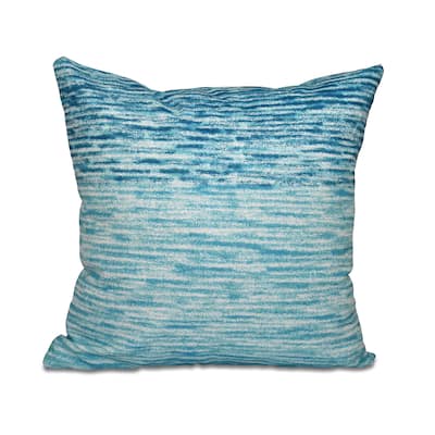 Ocean View Geometric Print 20-inch Throw Pillow