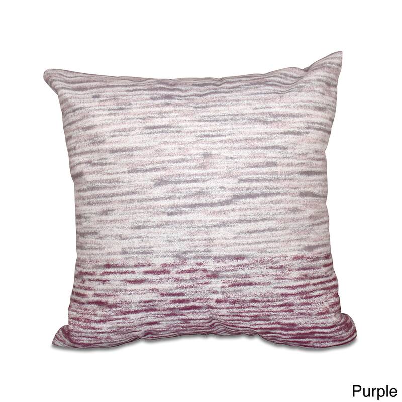 Ocean View Geometric Print 20-inch Throw Pillow - Purple