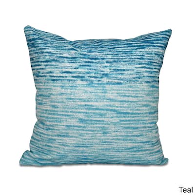 Ocean View Geometric Print 20-inch Throw Pillow