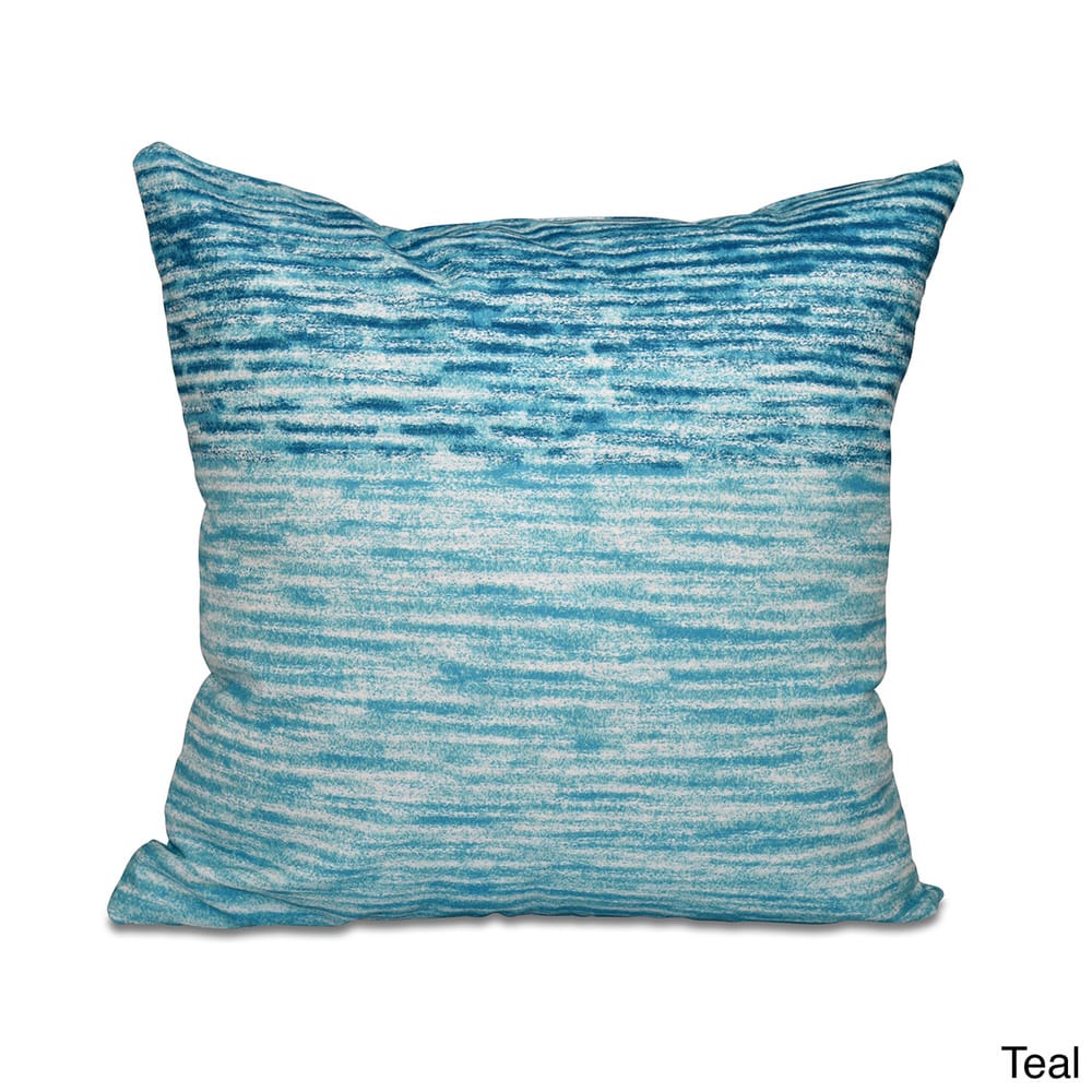 Ocean View Geometric Print 20-inch Throw Pillow