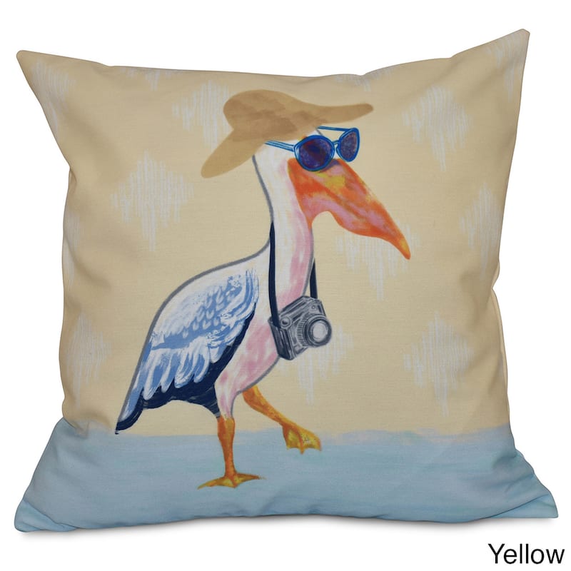 Bernadette Animal Print 20-inch Throw Pillow - Yellow