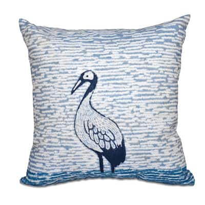 Bird Watch Animal Print 20-inch Throw Pillow