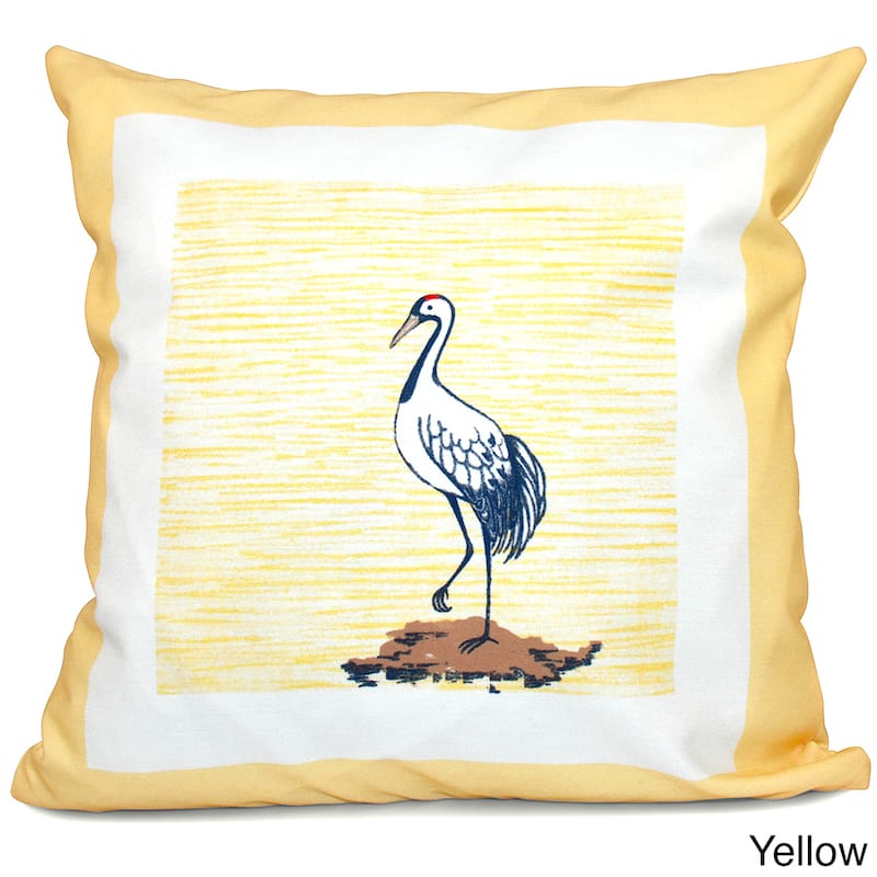 Sandbar Animal Print 20-inch Throw Pillow - Yellow