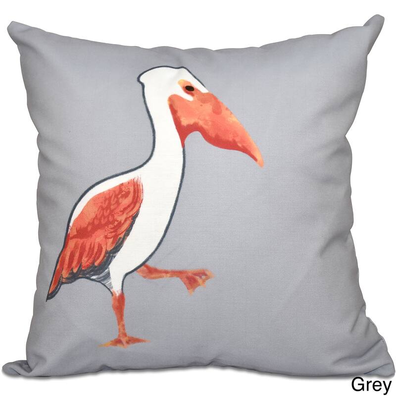 Pelican March Animal Print 18-inch Throw Pillow