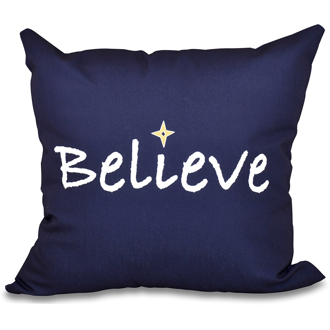 Believe throw pillow sale