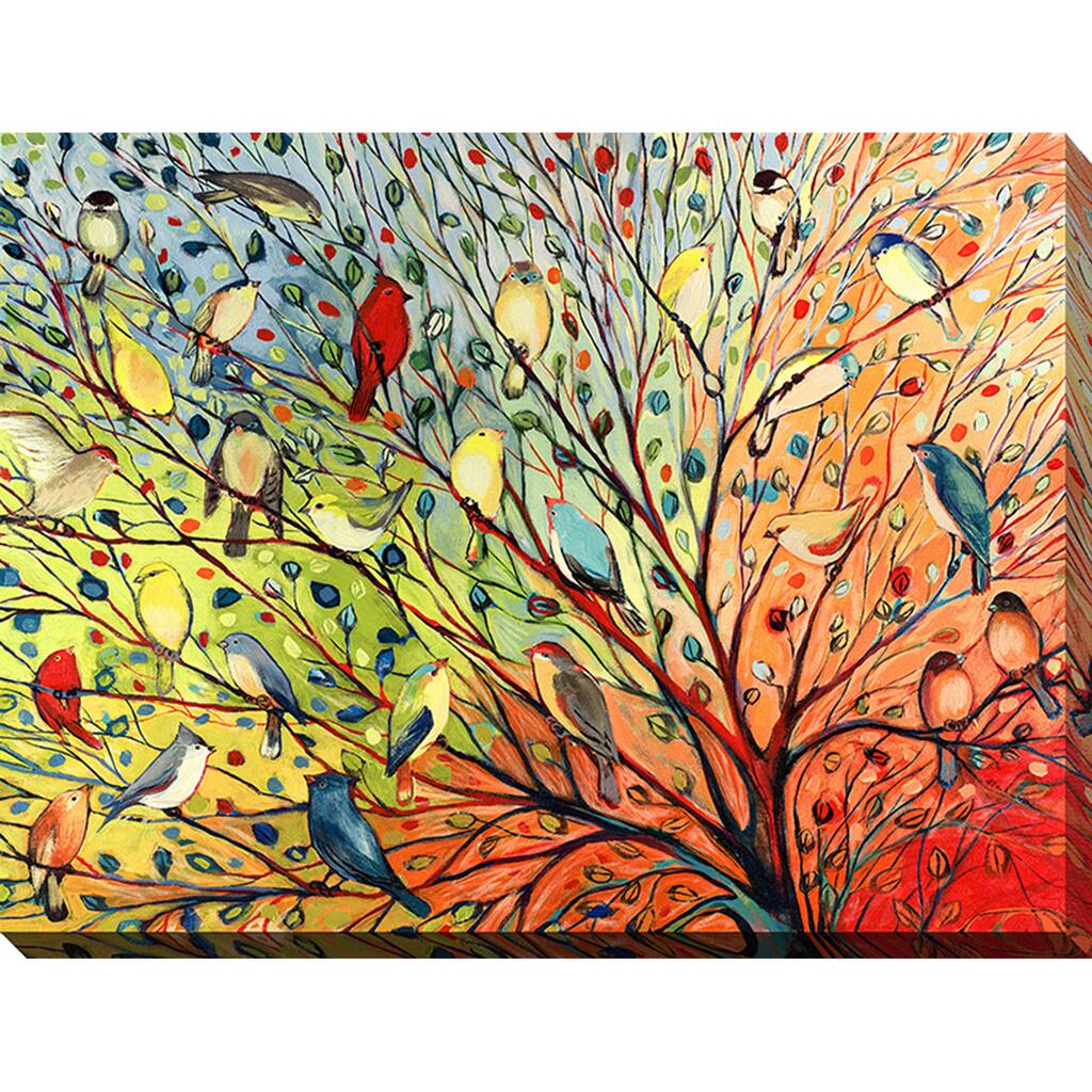 Jennifer Lommers '27 Birds' Giclee Print Canvas Wall Art