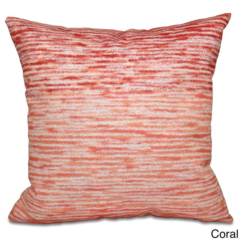 Ocean View Geometric Print 16-inch Throw Pillow