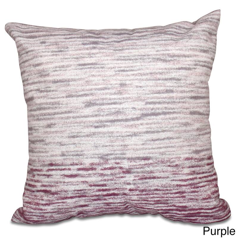 Ocean View Geometric Print 16-inch Throw Pillow - Purple