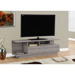 Dark Taupe Reclaimed-look 60-inch TV Console - Free 