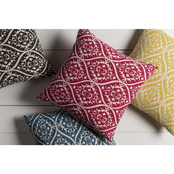 Decorative Pass 18-inch Poly or Feather Down Filled Throw Pillow