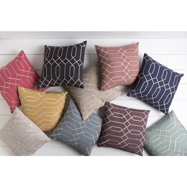 Shop Decorative Main 22inch Poly or Feather Down Filled Throw Pillow