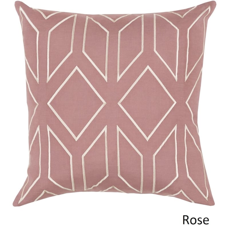 Decorative Long 20-inch Poly or Feather Down Filled Throw Pillow