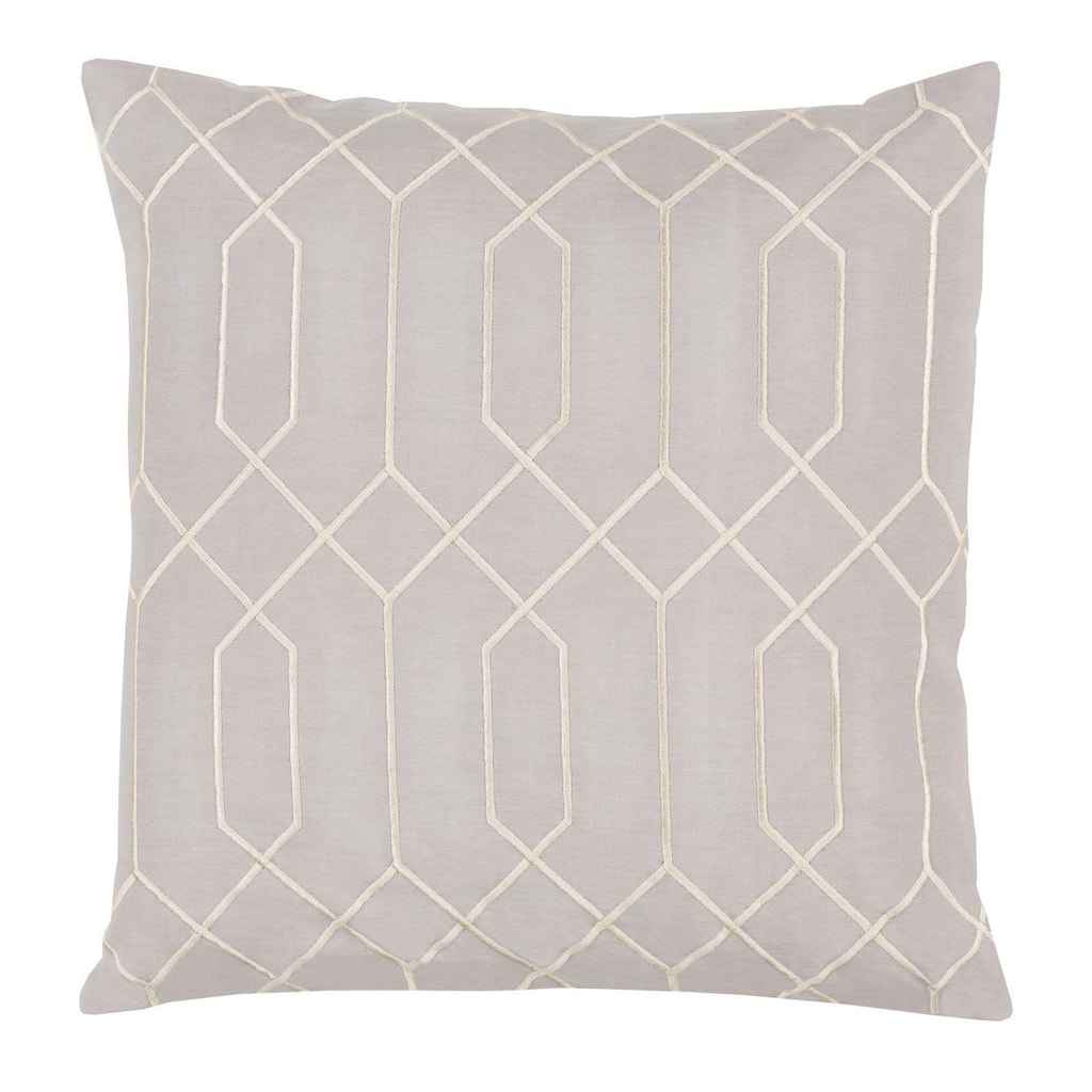 Decorative Main 20-inch Poly or Feather Down Filled Throw Pillow