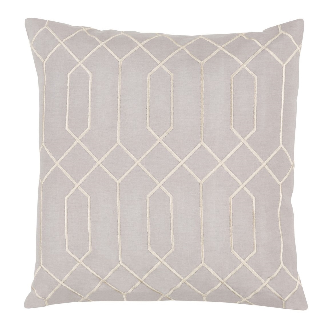 Decorative Main 20-inch Poly or Feather Down Filled Throw Pillow
