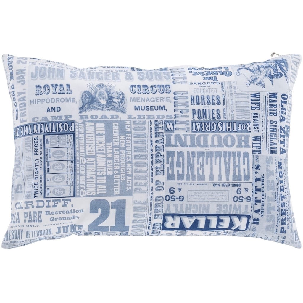 Decorative Mile Poly or Feather Down Filled Throw Pillow (13 x 20)