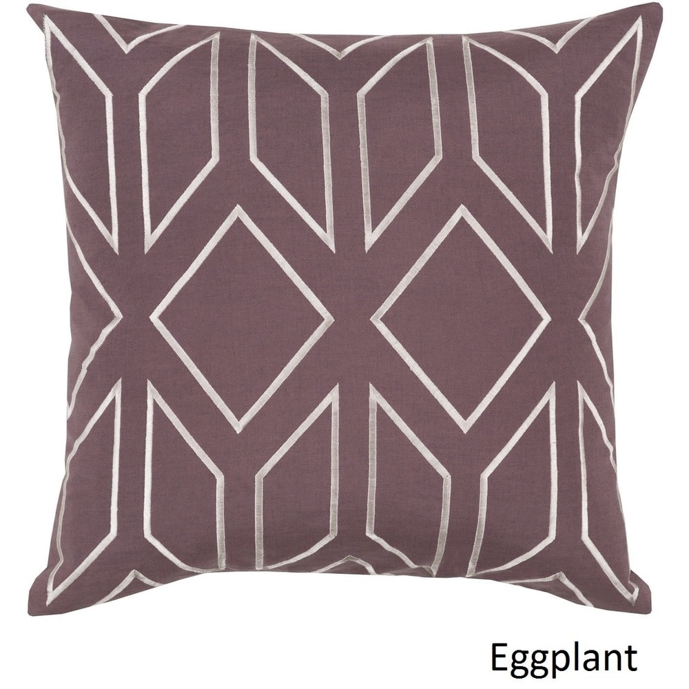 Decorative Long 18-inch Poly or Feather Down Filled Throw Pillow