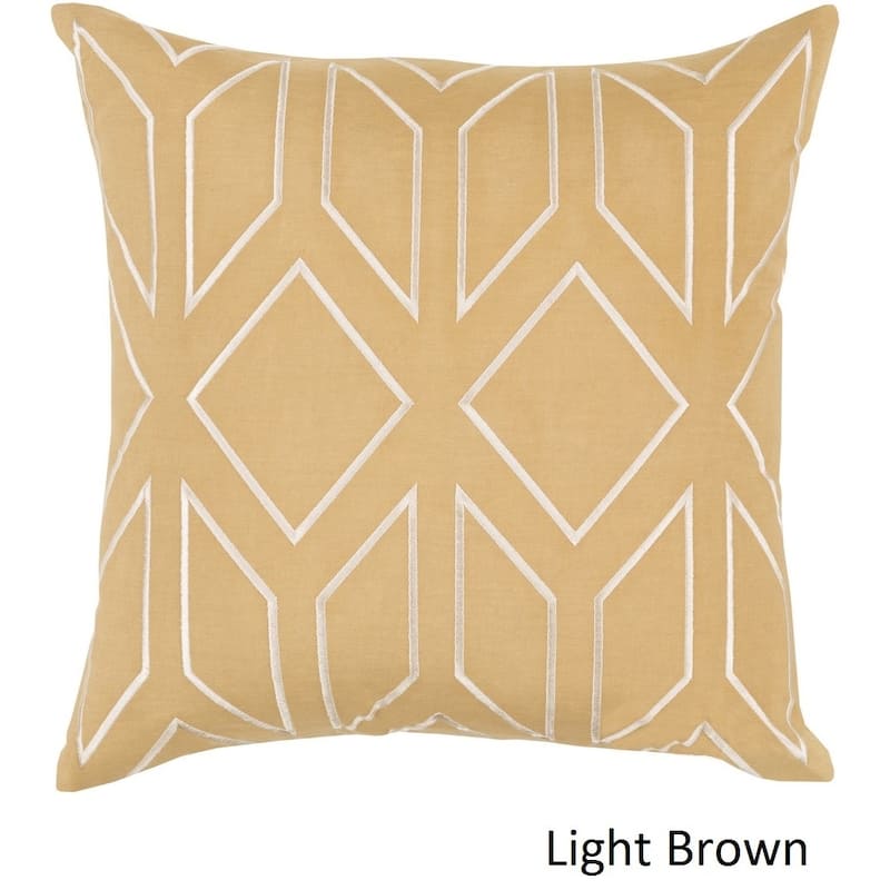 Decorative Long 18-inch Poly or Feather Down Filled Throw Pillow