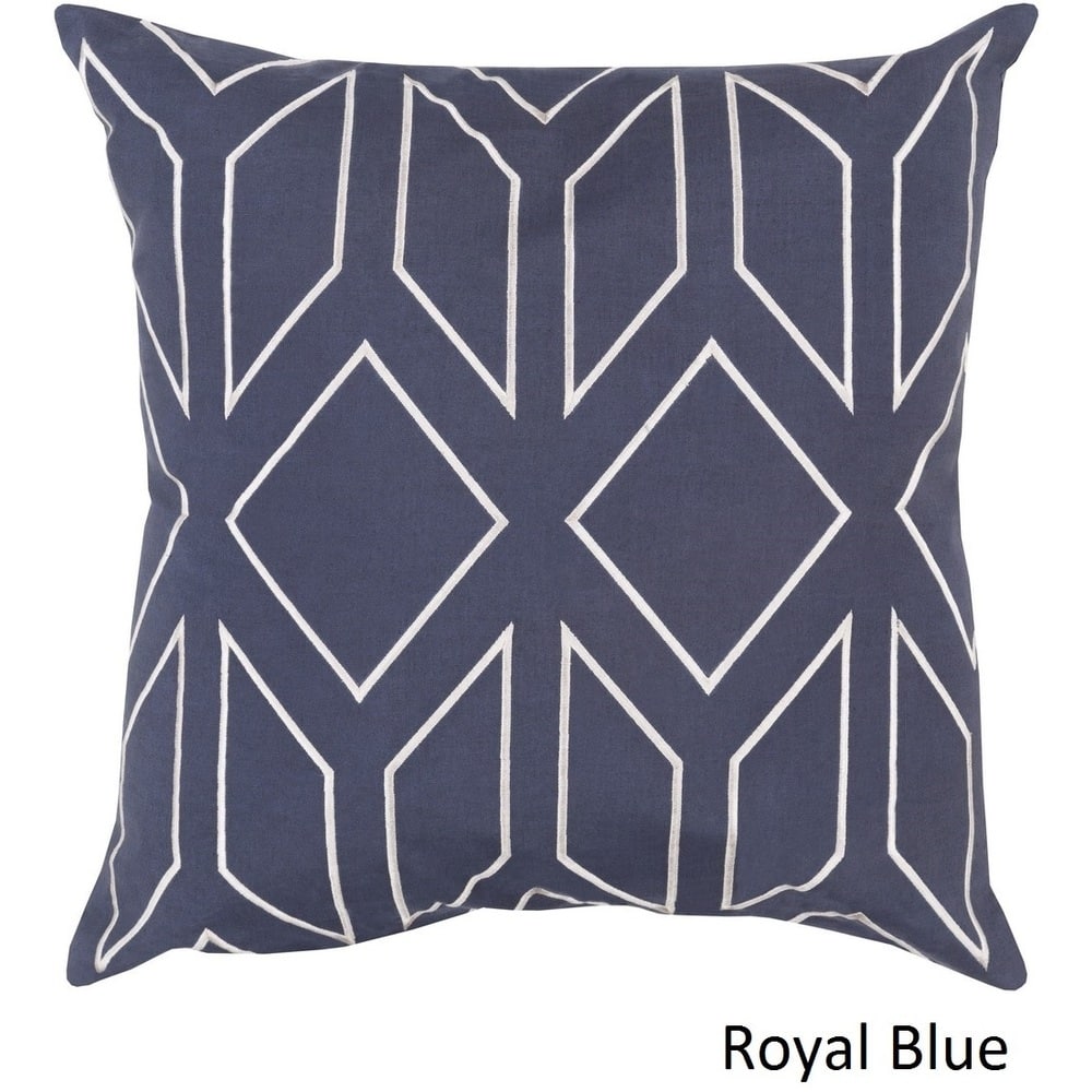 Decorative Long 18-inch Poly or Feather Down Filled Throw Pillow