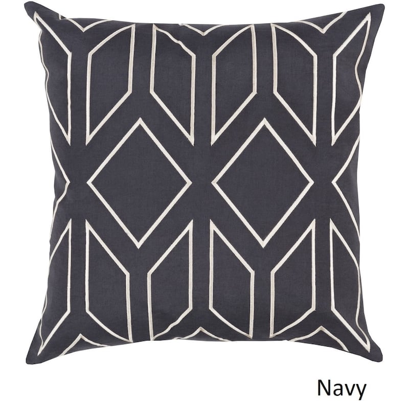 Decorative Long 18-inch Poly or Feather Down Filled Throw Pillow