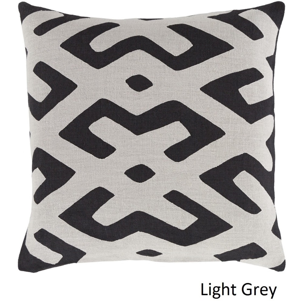 Decorative Pall 18-inch Poly or Feather Down Filled Throw Pillow