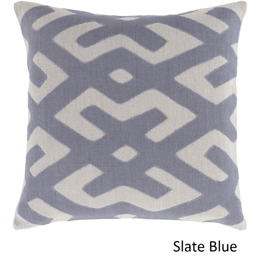 Decorative Pall 18-inch Poly or Feather Down Filled Throw Pillow