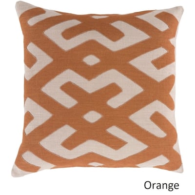 Decorative Pall 18-inch Poly or Feather Down Filled Throw Pillow