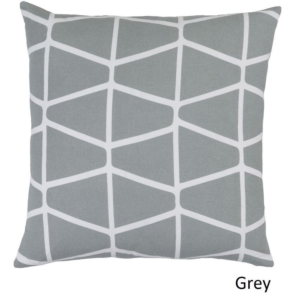 Decorative Pole 22-inch Poly or Feather Down Filled Throw Pillow