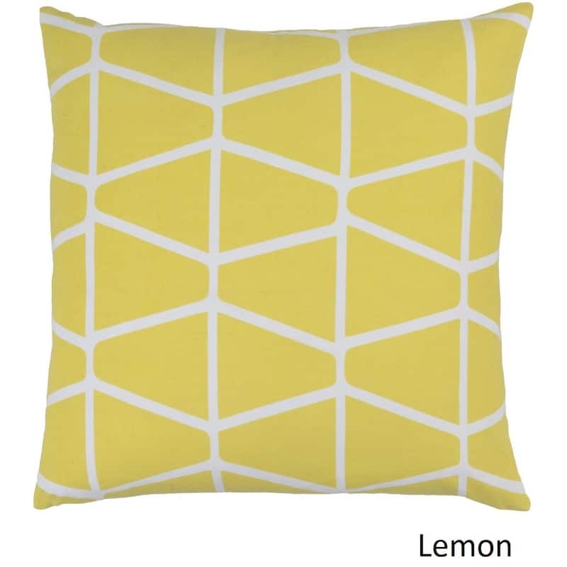 Decorative Pole 22-inch Poly or Feather Down Filled Throw Pillow