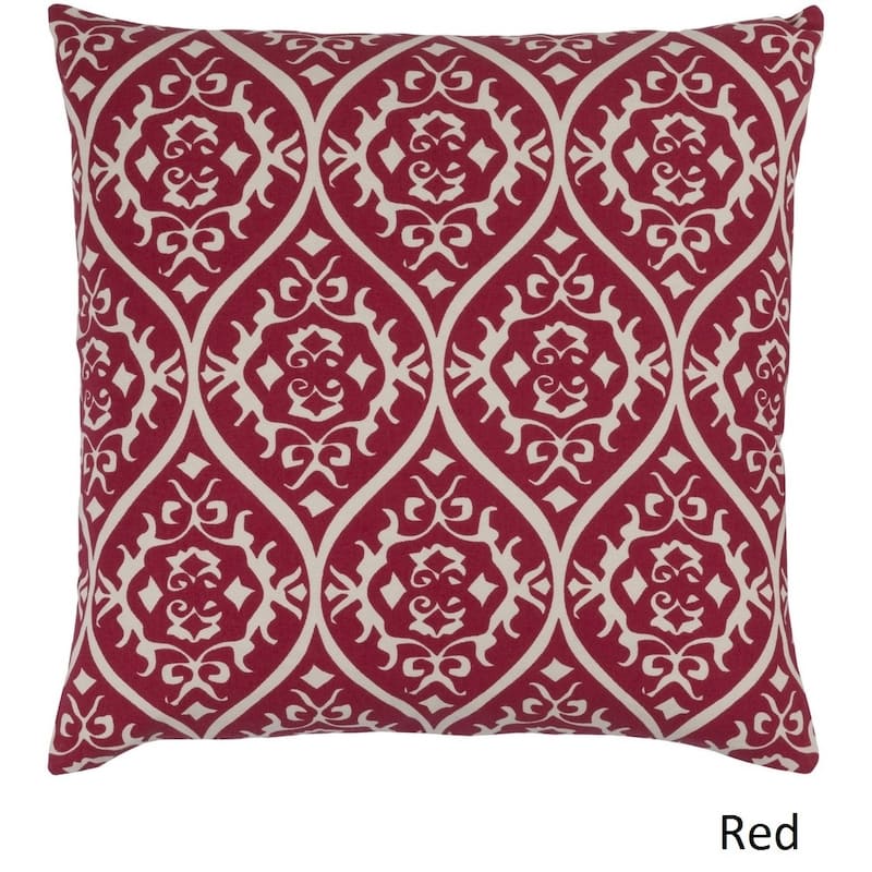 Decorative Pass 22-inch Poly or Feather Down Filled Throw Pillow