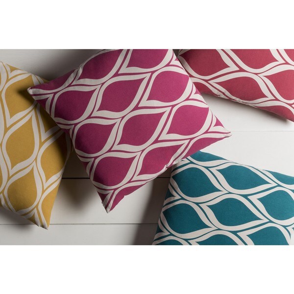 Decorative Pico 20-inch Poly or Feather Down Filled Throw Pillow