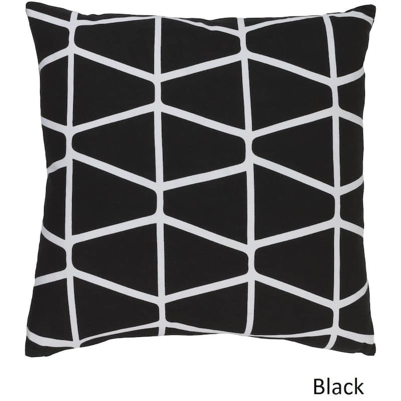 Artistic Weavers Decorative Pole 18-inch Poly or Feather Down Filled Throw Pillow - Down - Black