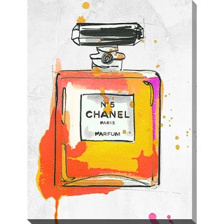 BY Jodi 'Chanel Parfum 1' Giclee Print Canvas Wall Art - Overstock ...