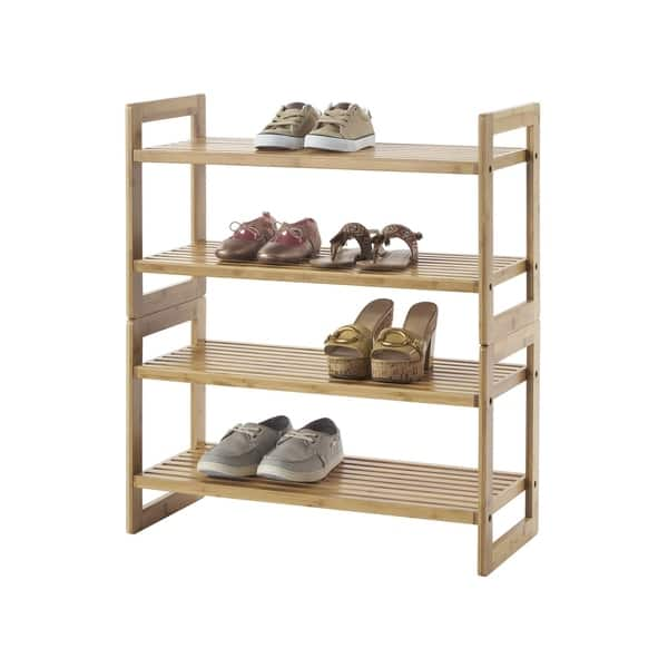 Shop Black Friday Deals On Trinity Bamboo Shoe Rack Pack Of 2 On Sale Overstock 11484284