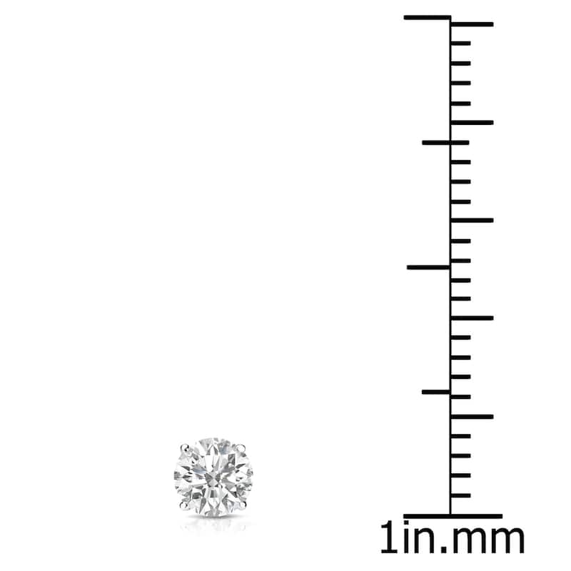 Auriya 1/4ctw Round Diamond SINGLE STUD (1) Earring 14k Gold