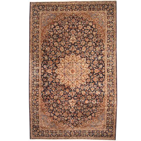 Handmade One-of-a-Kind Isfahan Wool Rug (Iran) - 10' x 15'4