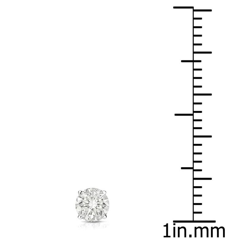 Auriya 1/4ctw Round SINGLE STUD (1) Diamond Earring 14k Gold